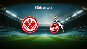 Eintracht Frankfurt vence 1. FC Köln por 1 a 0 na Bundesliga