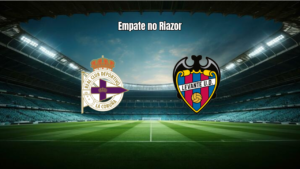 Deportivo La Coruna e Levante empatam em duelo pela La Liga