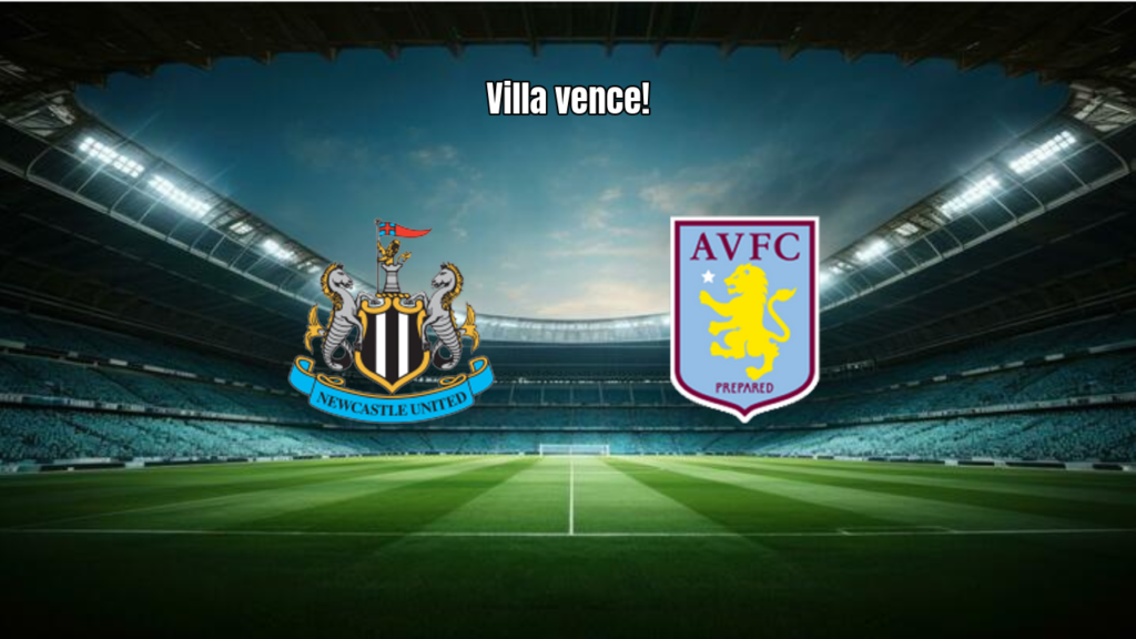 Aston Villa vence Newcastle por 1 a 0 na Premier League