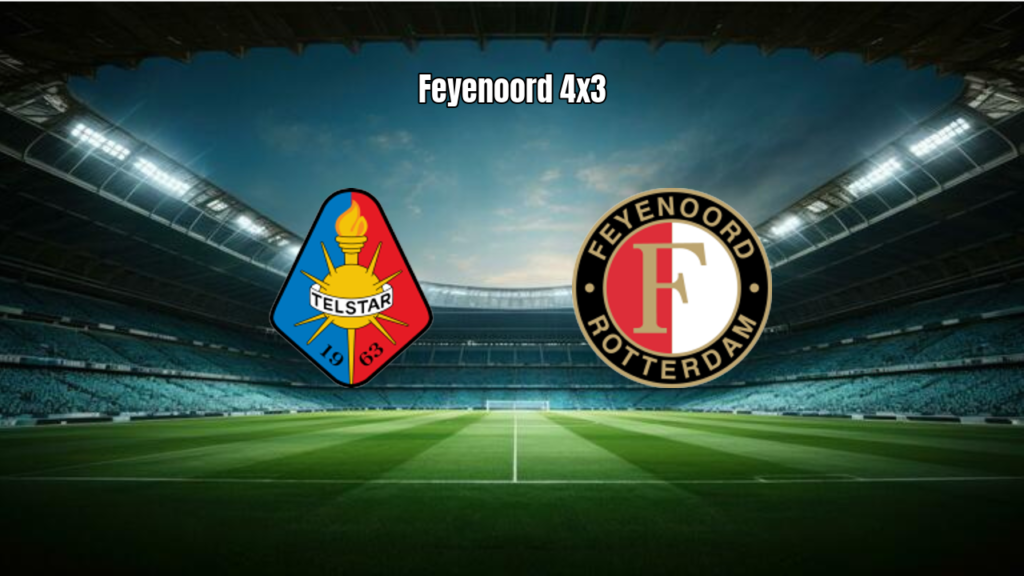 Feyenoord vence Telstar em jogo eletrizante na Eredivisie