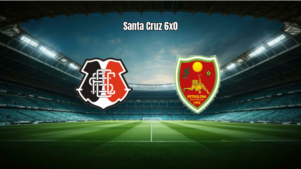 Santa Cruz goleia Petrolina por 6 a 0 no Pernambucano U20