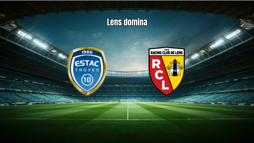 Lens vence Estac Troyes por 3 a 1 pela Ligue 1