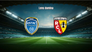 Lens vence Estac Troyes por 3 a 1 pela Ligue 1