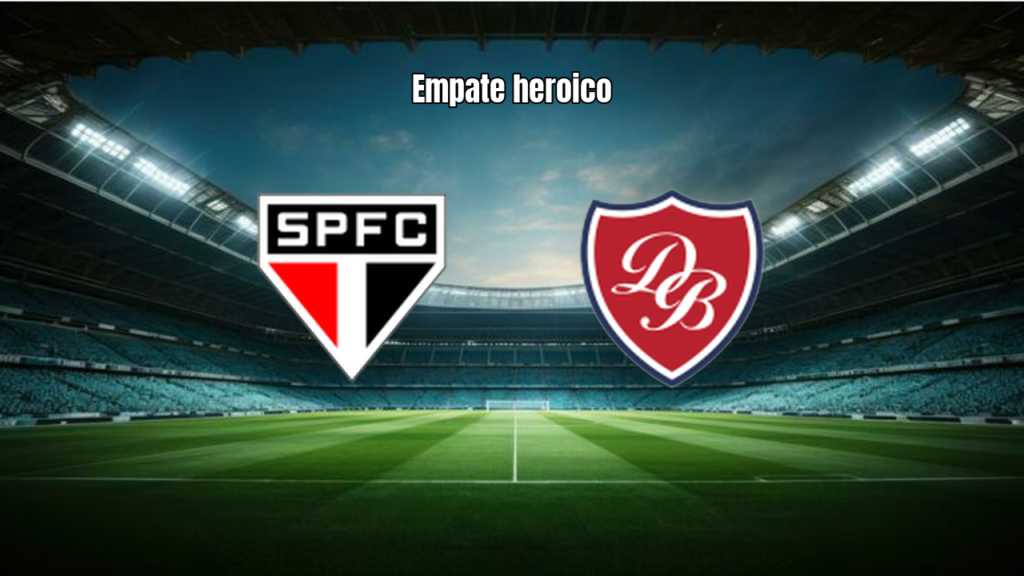 São Paulo U20 busca empate épico contra Desportivo Brasil