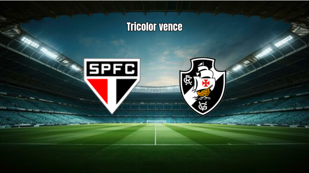São Paulo vence Vasco por 1 a 0 com gol decisivo de Artur