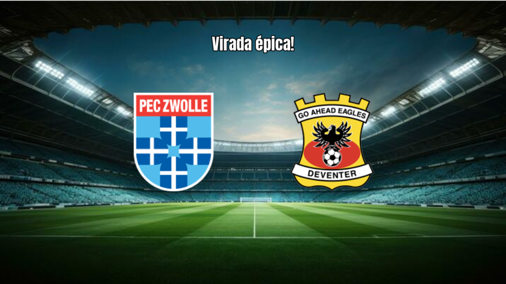PEC Zwolle goleia Go Ahead Eagles em virada na Eredivisie
