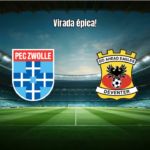 PEC Zwolle goleia Go Ahead Eagles em virada na Eredivisie