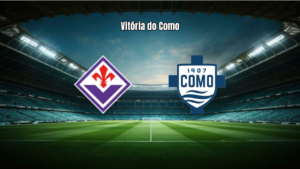 Como surpreende a Fiorentina e vence fora por 3 a 1
