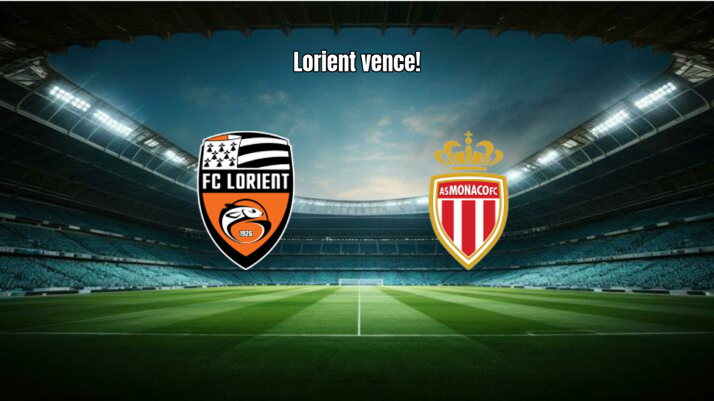 Lorient surpreende e vence o Monaco por 1 a 0 na Ligue 1