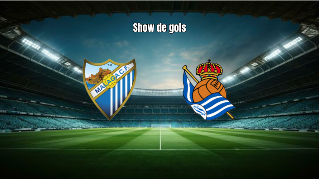 Real Sociedad domina Málaga com goleada por 5 a 2 na La Liga