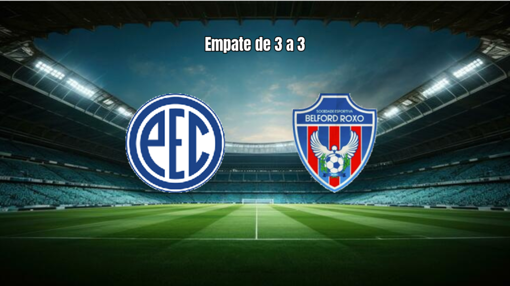 Paduano e Belford Roxo empatam em jogo eletrizante