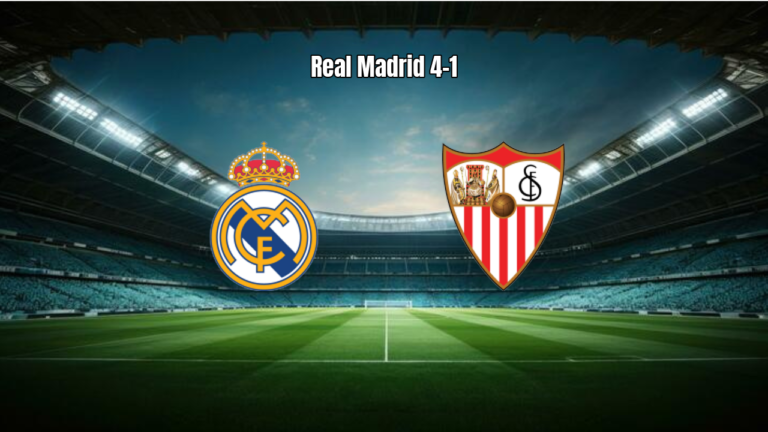 Real Madrid goleia Sevilla por 4 a 1 em show de Mbappé