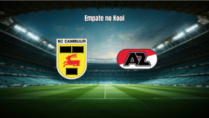 Cambuur e AZ Alkmaar Empatam em Duelo Eletrizante na Eredivisie