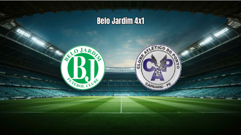 Belo Jardim goleia o Porto por 4 a 1 no Pernambucano