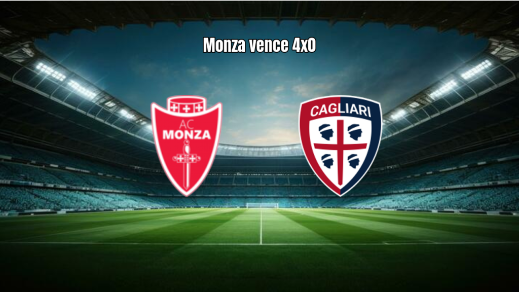 Monza goleia Cagliari por 4 a 0 em exibição dominante