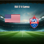 EUA Sub-17 atropela Samoa com goleada histórica de 17 a 0