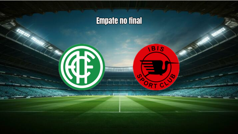 América-PE e Íbis empatam na estreia do Pernambucano A2