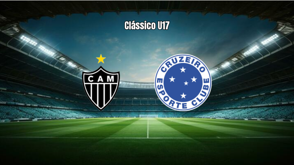 Atlético-MG x Cruzeiro: Clássico mineiro no Brasileiro U17