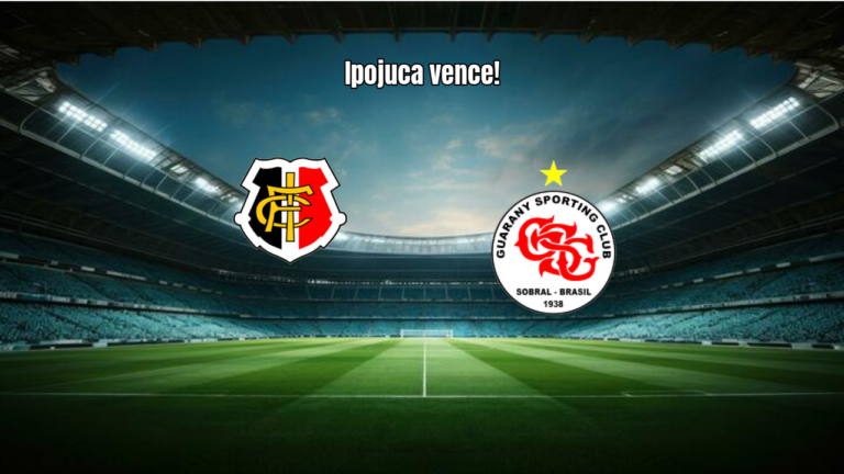Ipojuca vence o Guarany de Sobral na estreia do Pernambucano