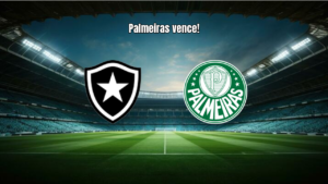 Palmeiras vence Botafogo e avança na Copa do Brasil U20