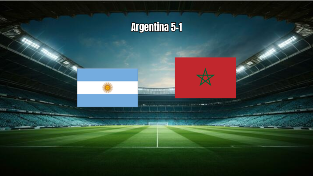 Argentina goleia Marrocos por 5 a 1 no Mundial Feminino U17