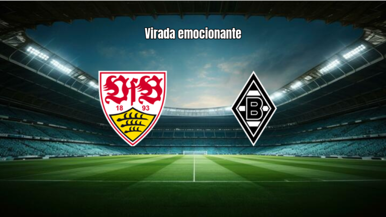 Borussia Mönchengladbach vence Stuttgart em duelo na Bundesliga