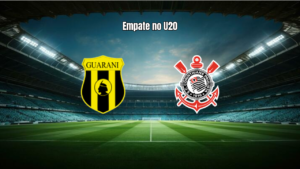 Guarani U20 e Corinthians U20 empatam em duelo eletrizante