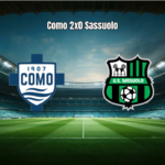 Como vence Sassuolo com brilho de Douvikas na Serie A