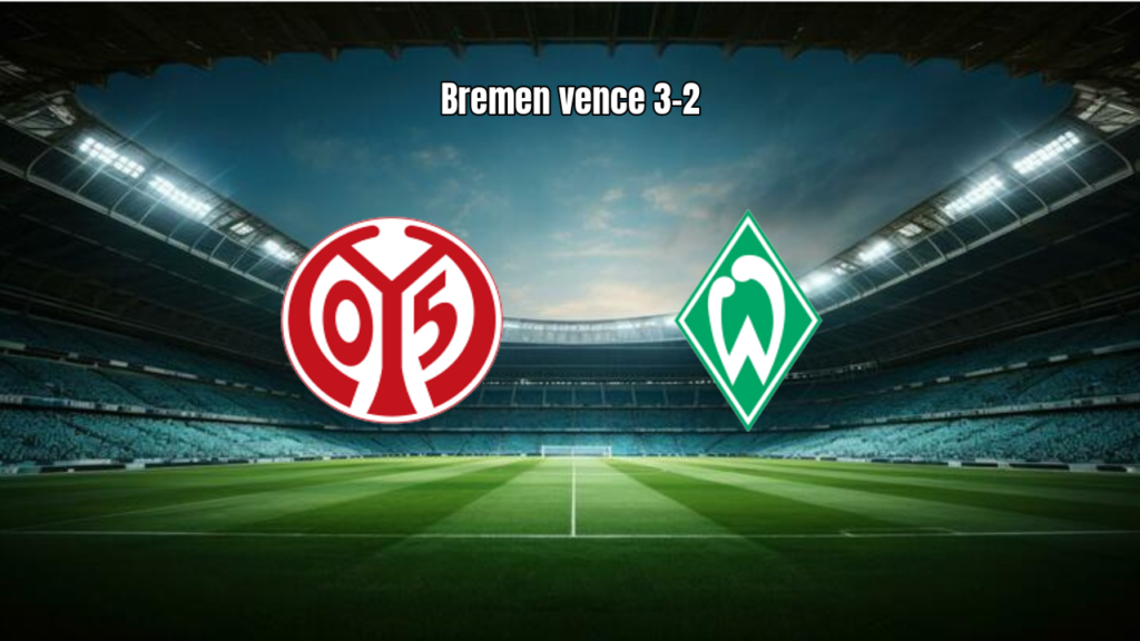 Werder Bremen vence Mainz 05 em jogo eletrizante na Bundesliga