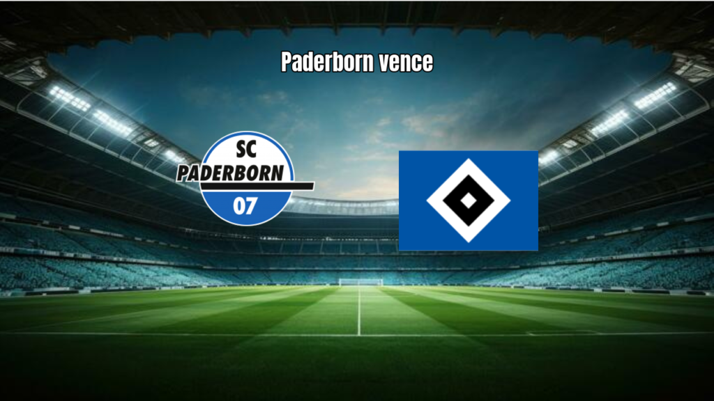 Paderborn vence Hamburger SV com gol decisivo no fim