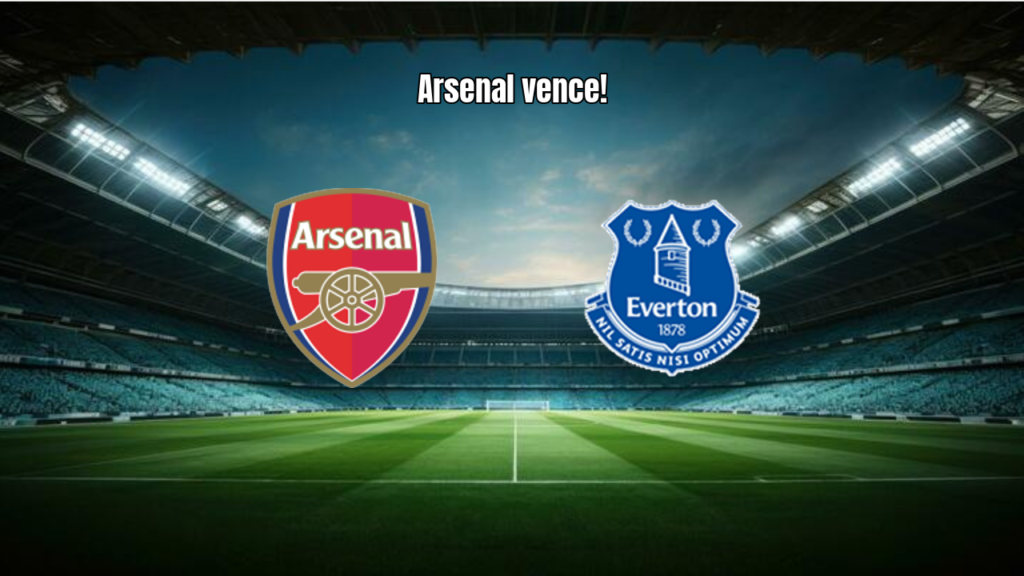 Arsenal vence Everton por 2 a 0 no Emirates Stadium