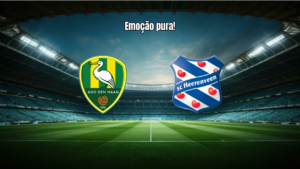 Heerenveen vence ADO Den Haag em jogo eletrizante na Eredivisie