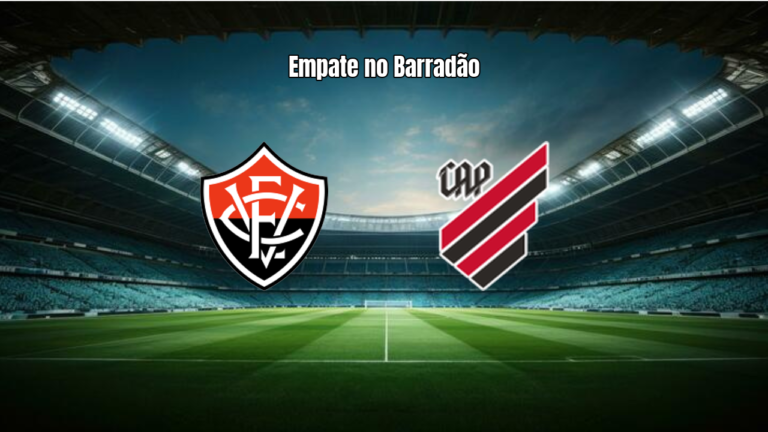 Vitória e Athletico-PR empatam em duelo eletrizante na Série A