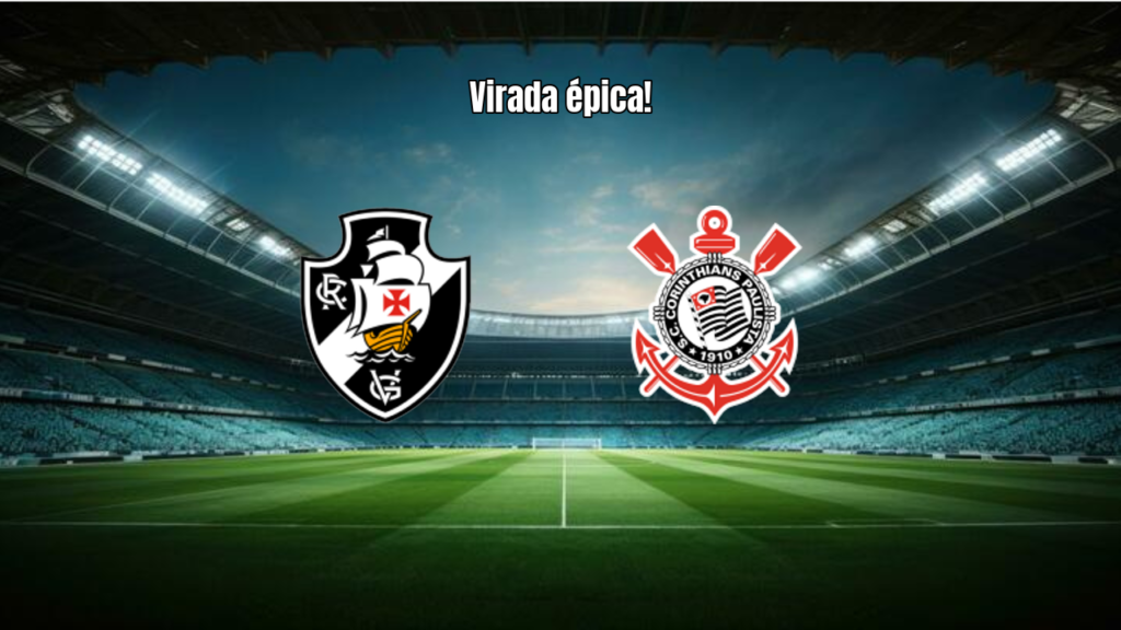 Vasco vira sobre o Corinthians em jogo eletrizante no Rio