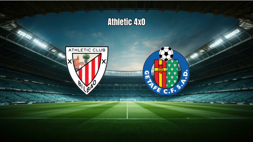 Athletic Club atropela o Getafe com goleada no San Mamés