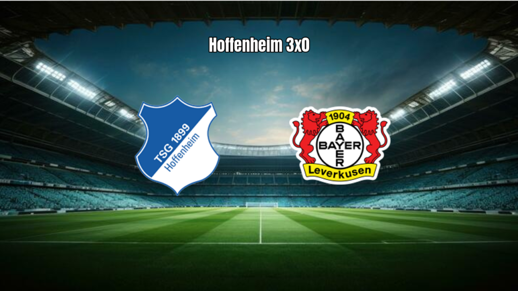 Hoffenheim goleia Bayer Leverkusen por 3 a 0 na Bundesliga