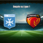 Auxerre e Le Mans empatam em duelo equilibrado na Ligue 1