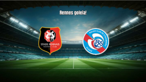 Rennes domina e goleia o Strasbourg na Ligue 1: 3 a 0