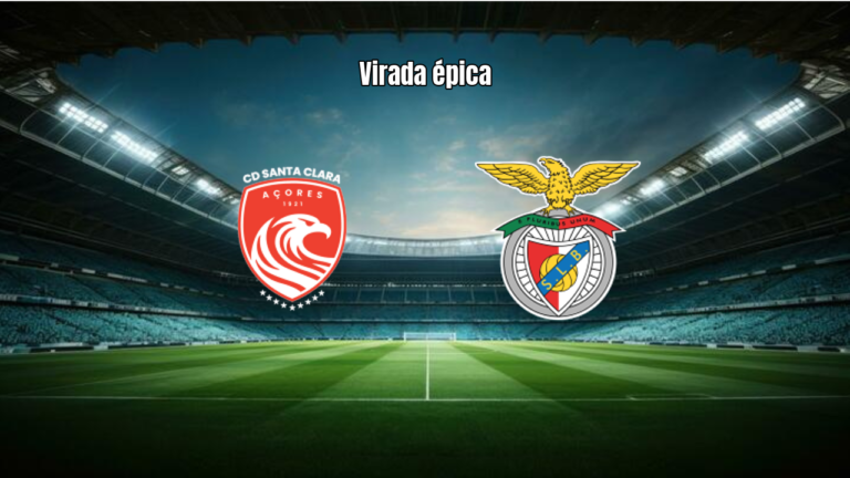 Benfica vence Santa Clara de virada na Primeira Liga