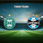 Grêmio vence o Coritiba por 1 a 0 com gol de Braithwaite