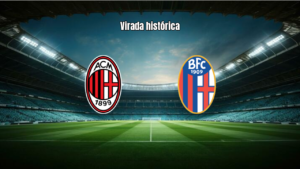 Bologna surpreende e vence AC Milan por 4 a 2 no San Siro