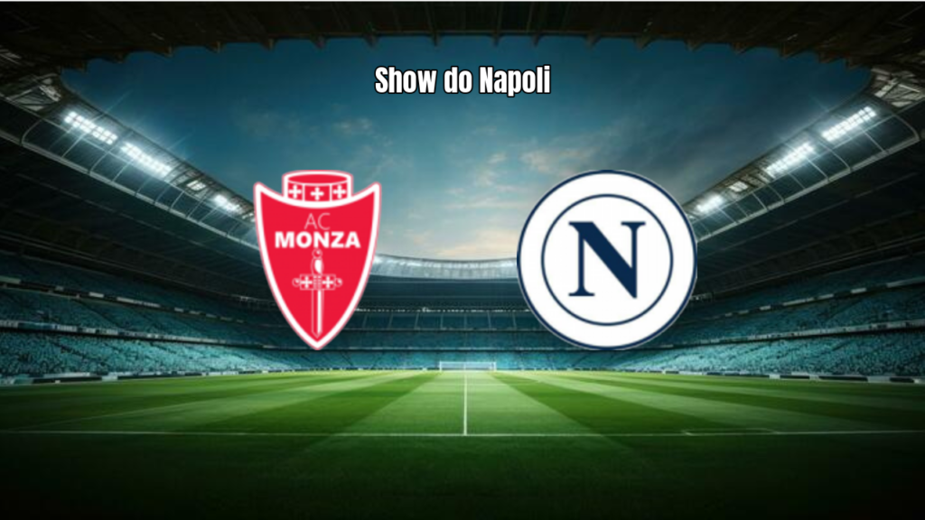 Napoli domina o Monza com goleada de 4 a 1 pela Serie A