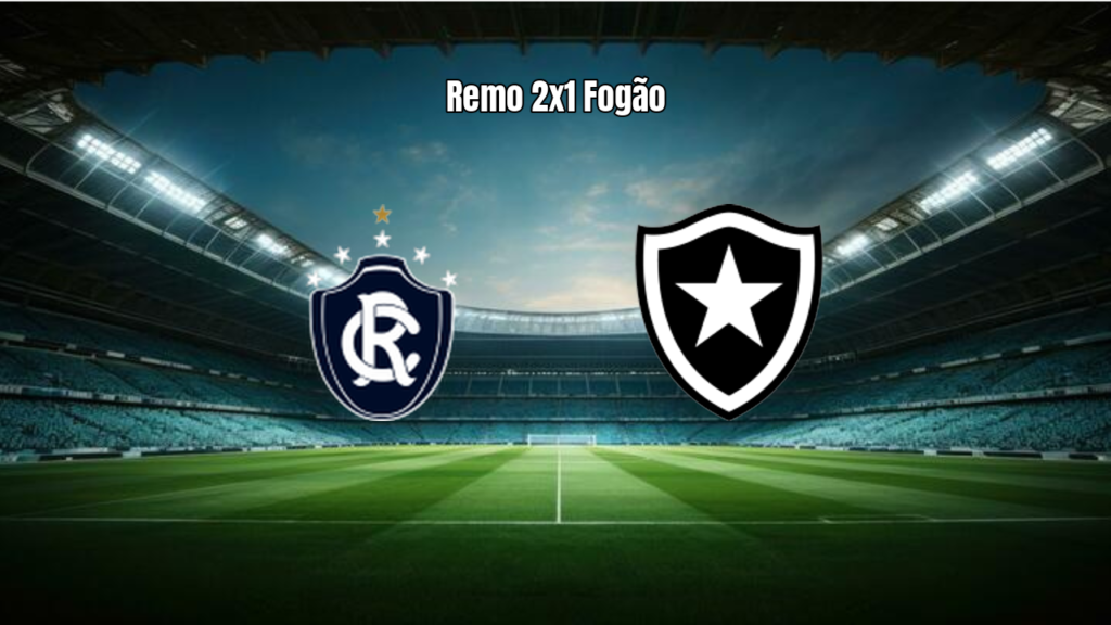 Remo vence Botafogo por 2 a 1 em duelo pelo Brasileirão