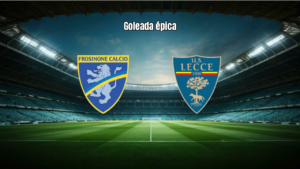 Frosinone goleia Lecce por 5 a 1 em show na Serie A