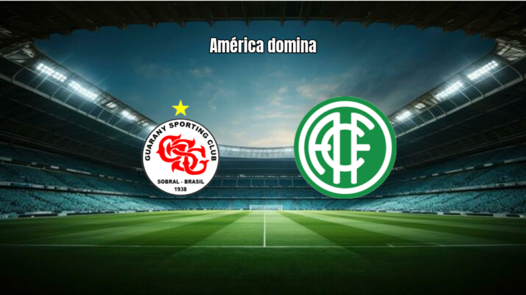 América PE goleia Guarany de Sobral em jogo histórico