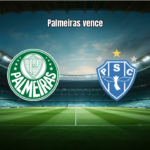 Palmeiras U20 domina Paysandu e avança na Copa do Brasil