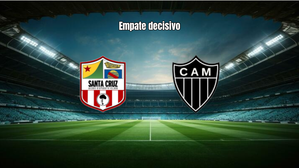 Santa Cruz AC e Atlético-MG empatam pela Copa do Brasil U20