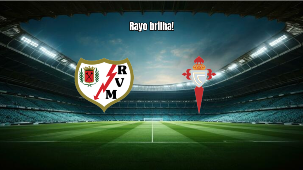 Rayo Vallecano atropela Celta de Vigo em La Liga: 3 a 0