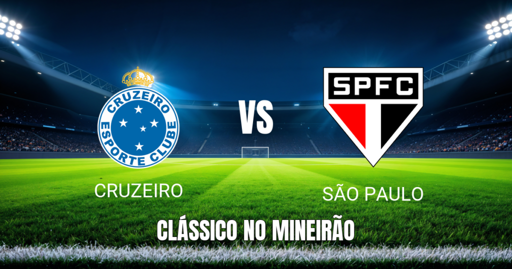 Onde assistir Cruzeiro x São Paulo: Palpite e jogo 07/10/2026