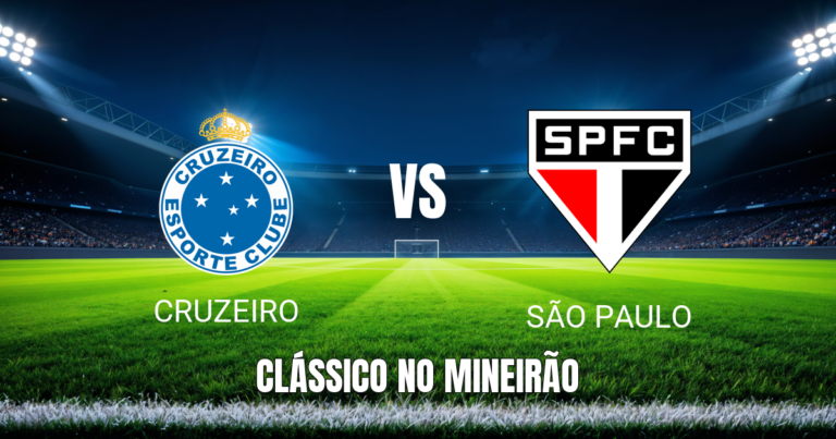 Onde assistir Cruzeiro x São Paulo: Palpite e jogo 07/10/2026
